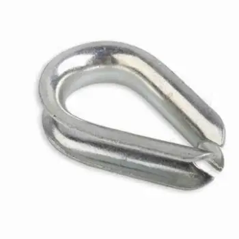 US Type Standard Wire Rope Thimbles w/ Electric Galvanized or Hot-dipped Galvanized Surface, Marine