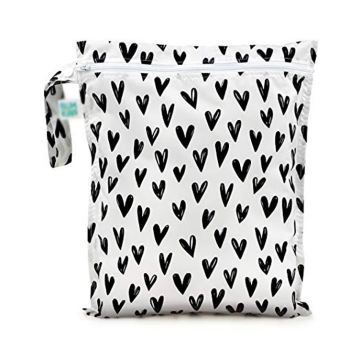 Waterproof Wet Bag: Free Sample, Reusable, Washable for Travel, Beach, Pool, Stroller, Diapers, Gym Clothes, Swimwear