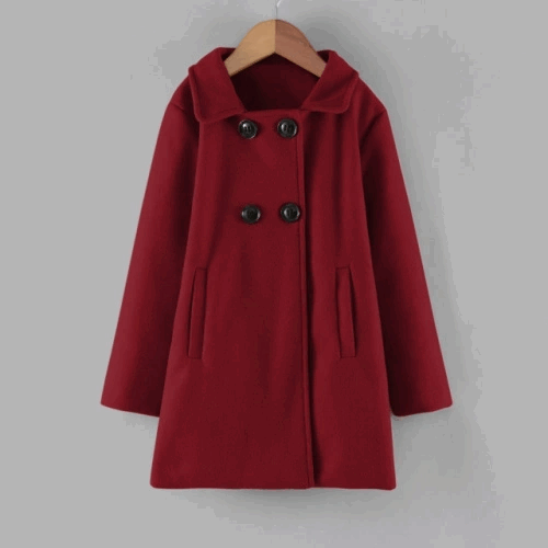 Girls Peacoat 