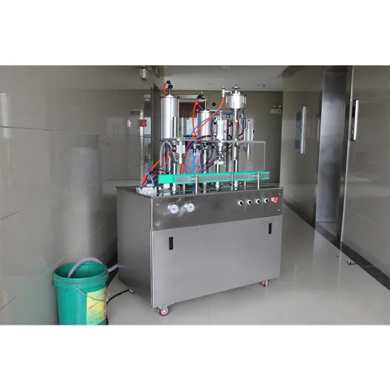 Shaving Gel Shaving Foam Semi Automatic Aerosol Filling and Crimping Machine