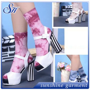 high quality women 's socks wholesale custom tie dye socks compression sock