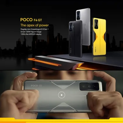 Fast Shipping Xiaomi POCO F4 GT 5G - 64MP Camera, 8/128GB & 12GB/256GB Global Version