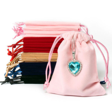 Wholesale Custom Logo Velvet Gift Bags for Weddings, Birthdays, and Storage