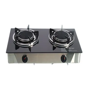 2 Burner Stove Household Gas Cooker Glass Cooktops Table Top Gas Stove For Kitchen Cooking