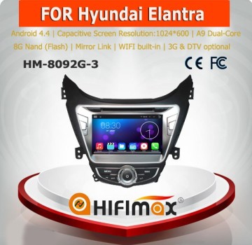 Hifimax Android 5.1.1 car audio system GPS navigation player for hyundai elantra
