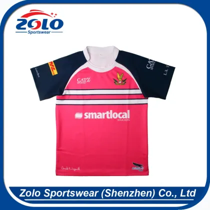 OEM orders acceptable bulk custom frame all blacks rugby jersey