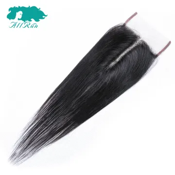 Allrun Latest Original I part 10A  4x4 Swiss Lace Natural Color 100% Brazilian Virgin Human Hair Straight 8"-20" Lace Closure