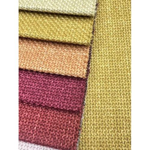 Material de tela de lino blanco para la decoración del hogar.