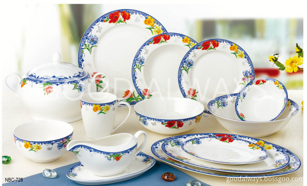 New Bone China Tableware