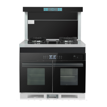 All-in-one Cookware Frequency Conversion Household Disinfection Cabinet And Range Hood Side Suction Steamer