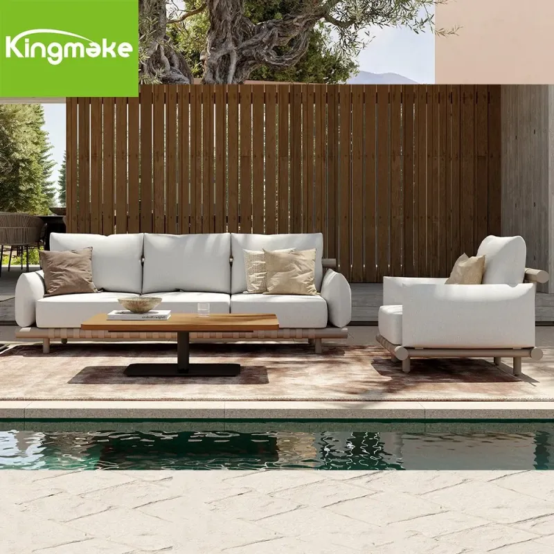 Modern Outdoor Aluminum Sofa Set