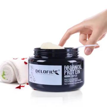 Toptan Kuru Saç Argan Yağı Protein Çift Tedavi Keratin Onarım Koşullandırıcı Maske Krem