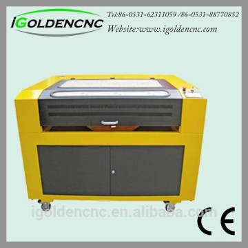 Alibaba Gold Supplier iGolden CNC 60W CO2 mini cnc laser engraving machine for PVC plastic plexiglass with CE certificate