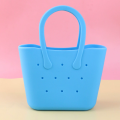 DIY Charms Silicone Tote Beach תיק קניות