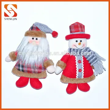 Wholesale Christmas Holiday Home Decor for Tree Ornament Hanging Santa Doll