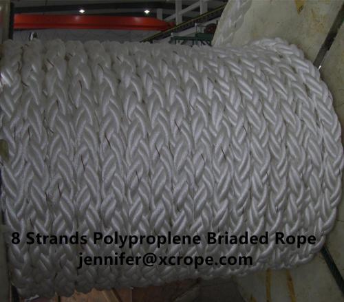 8 Litzen Polypropylen Briaded Rope