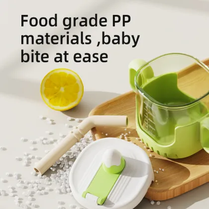 300ml Square baby learning cup with handle