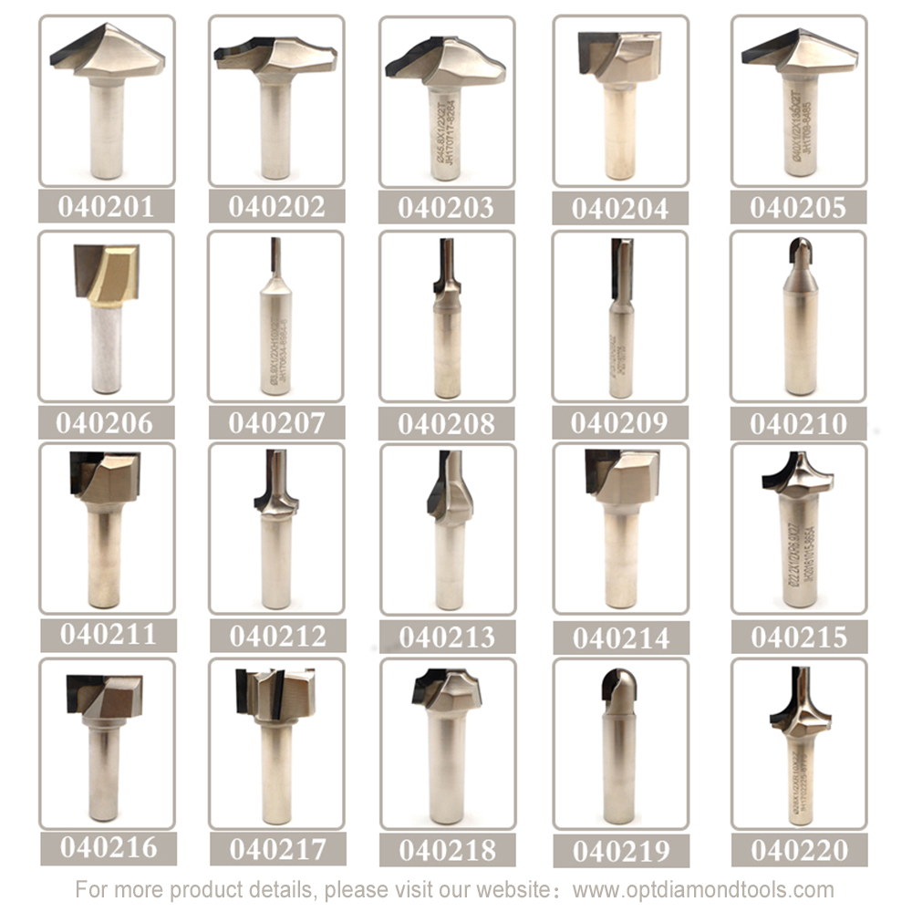 Diamond cabinet router bit PCD router bits