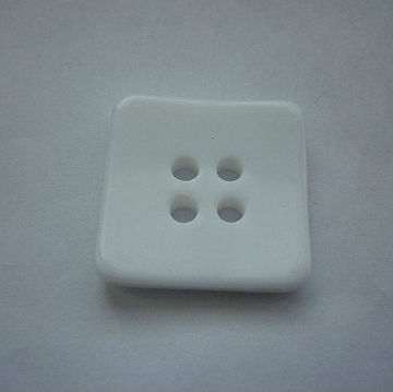 square resin button for garments/accessories/clothing