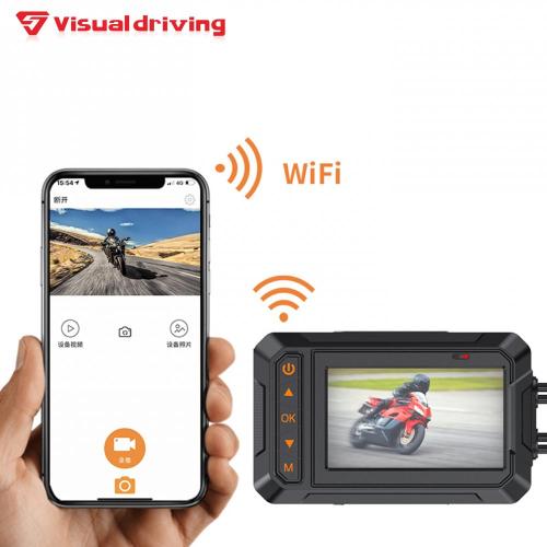 Dual motorcycle dash cam