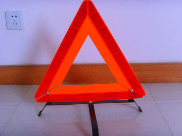 top reflective warning triangle