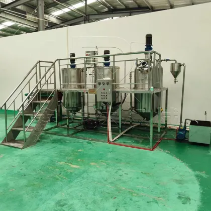 Automatic Edible Oil Refinery Machine for Peanut, Sunflower, Soybean, and Palm Oils