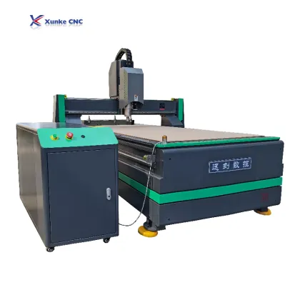 Xunke 1325 Vacuum Press 5.5KW Spindle Mini CNC Router Machine with 360 Degree Rotation and 20% Discount