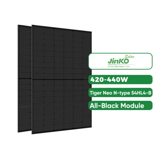 Jinko All Black 420W to 440W Tiger Neo N-Type Solar Panels for Europe