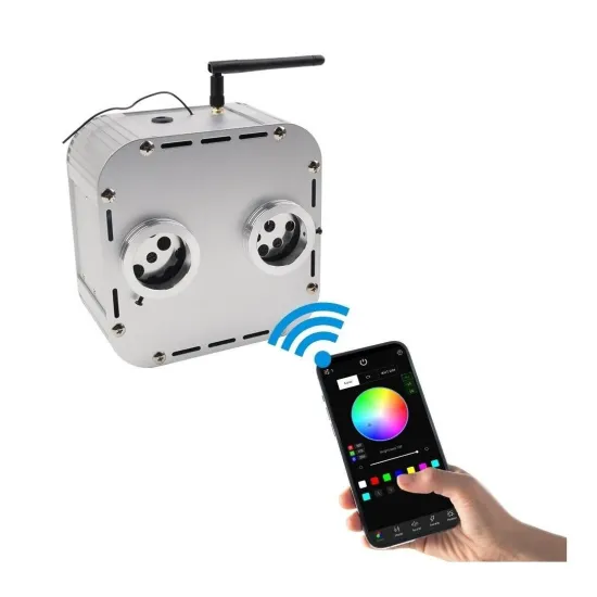 APP Controlled 32W RGBW Fiber Optic Theatre Star Ceiling Light Kit