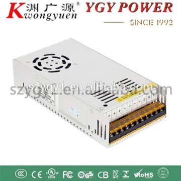 12v 30a metal case power supply with fan