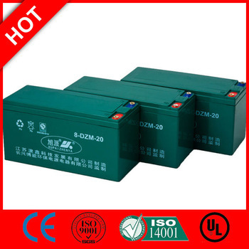 16v rechargeable bike battery 16v 8-DZM-20/CE UL ISO QS