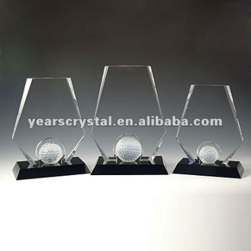 crystal Trophy award for golf competition