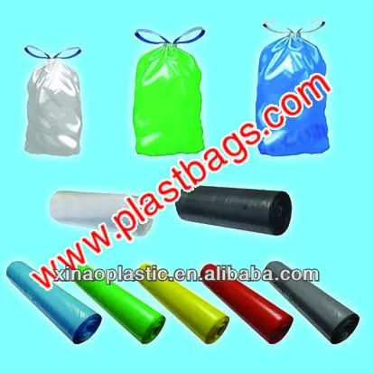 2014 most popular plastic drawstring bag