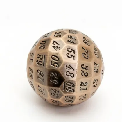 Durable Metal Dice Set for Roleplaying Games