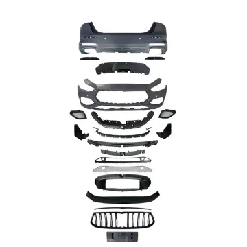Upgraded PP Material Front and Rear Bumper Kit for Maserati Ghibli 2014+