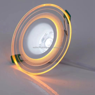 8+8W Recessed Ceiling LED Tri-Color Downlight for Living Room