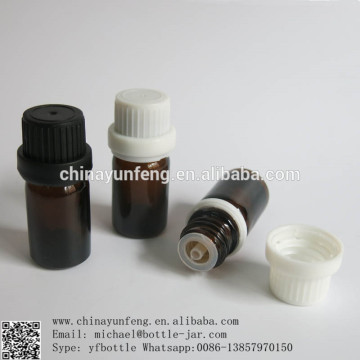 5ML small amber essential oil bottle, wholesale glss bottle