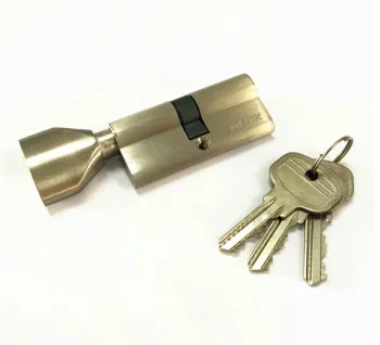 90mm brass cylinder knob cylinder with brass keys in good quality