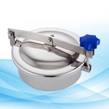 304 Food & Beverage Stainless Steel Manhole Cover with Sight Glass