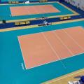 professional vinyl volleyball court sports floor with FIVB