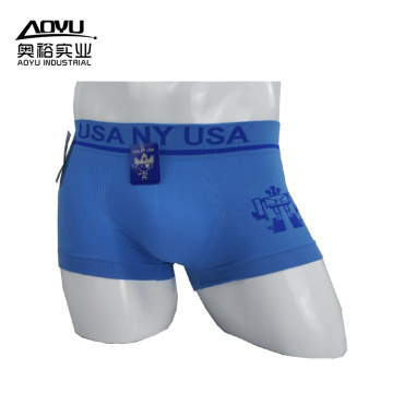 Custom Logo Seamless Sexy Mens Underwear Boxer Shorts