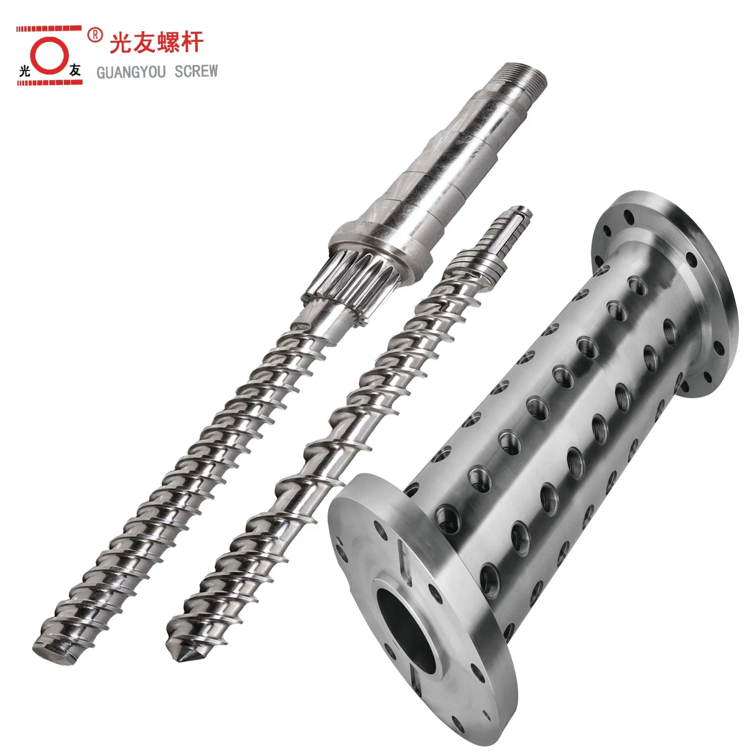 Mataas na pagganap na bimetallic screw at bariles para sa plastic extruder