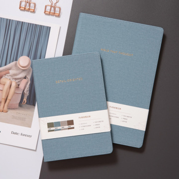 Perencana notebook hardcover vintage bisnis cetak kustom
