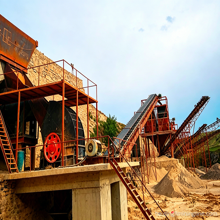 Лінія па вытворчасці вапняковага пяску і запаўняльніка магутнасцю 800 TPH