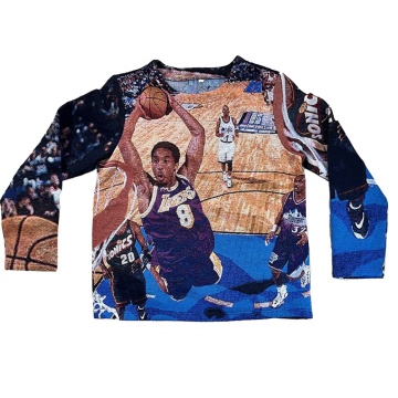 Plus Size Custom Jacquard Tapestry Hoodie Men's Spring Clothing