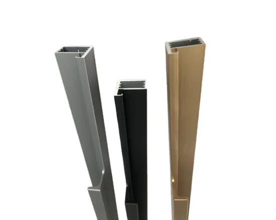 Aluminum Furniture: Cabinet Door Handles and Profiles for Glass Wardrobes