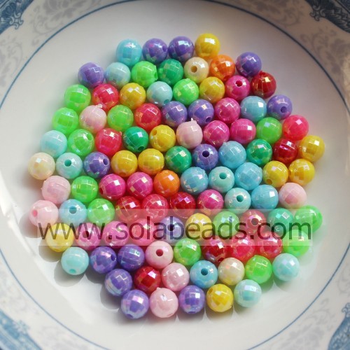 Cheap 6mm Ring Round Ball Imitation Swarovski Beads