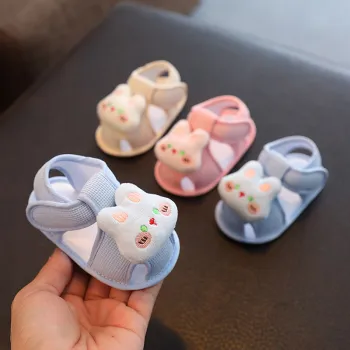 Breathable Soft Bottom Baby Sandals for 0-1 Years, Pre-Step Shoes 6-12 Months