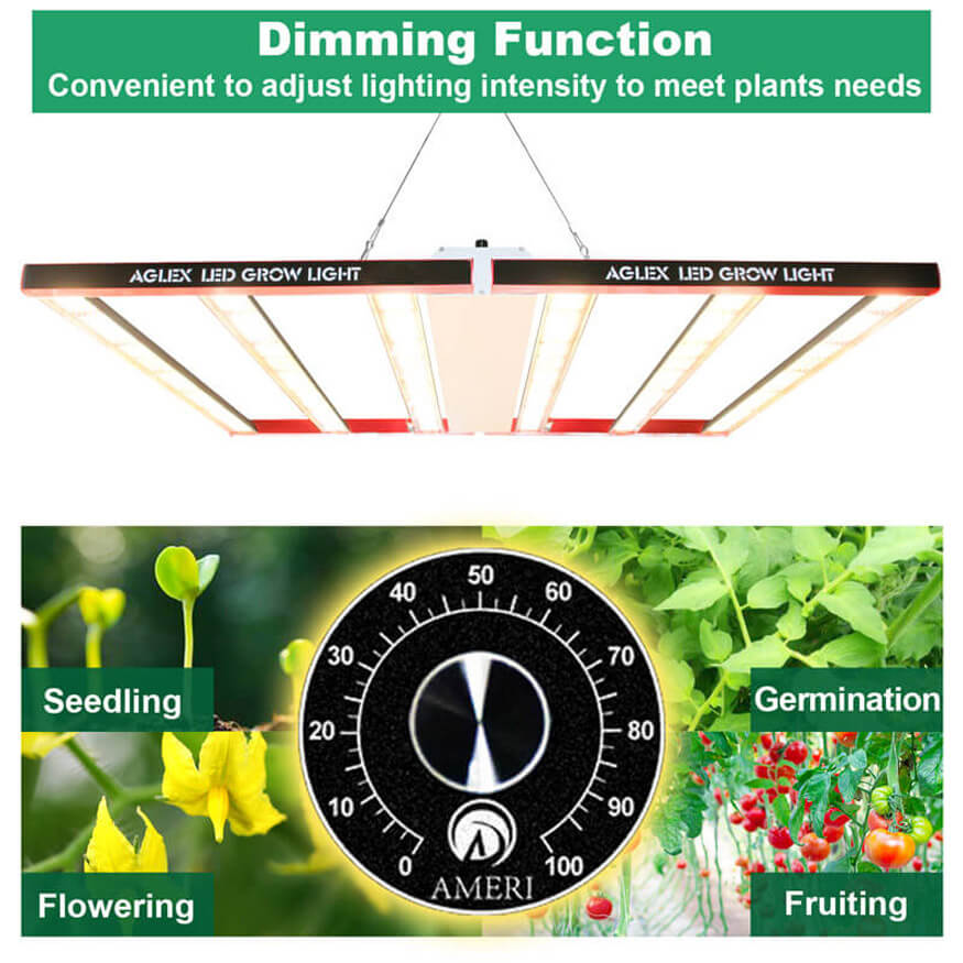 Commerciële hoge PPFD LED-groeilicht hydrocultuur