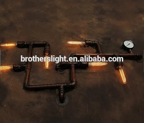 T9 40W 60W antique style vintage Edison bulbs pipe tube light